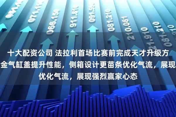 十大配资公司 法拉利首场比赛前完成天才升级方案，采用钢合金气缸盖提升性能，侧箱设计更苗条优化气流，展现强烈赢家心态