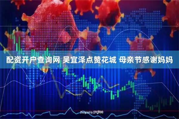 配资开户查询网 吴宜泽点赞花城 母亲节感谢妈妈